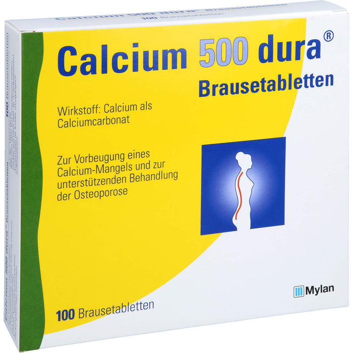 Calcium 500 dura Brausetabletten, 100 pc Tablettes