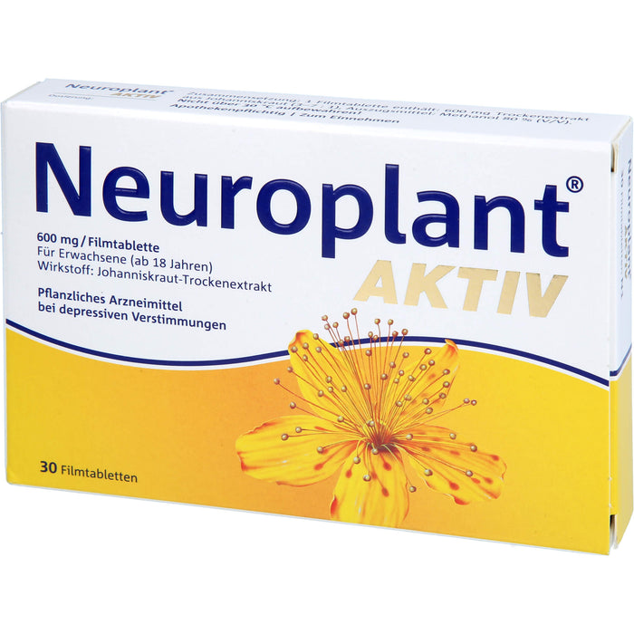 Neuroplant AKTIV Filmtabletten bei depressiven Verstimmungen, 30 pc Tablettes