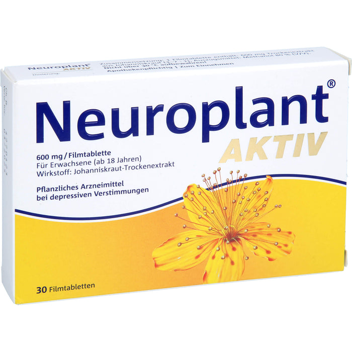 Neuroplant AKTIV Filmtabletten bei depressiven Verstimmungen, 30 pcs. Tablets