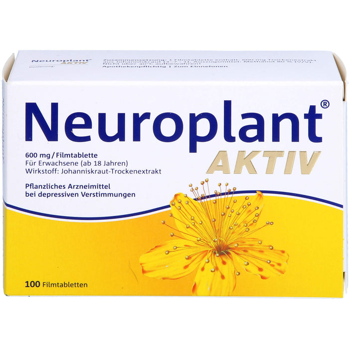 Neuroplant aktiv Filmtabletten bei depressiven Verstimmungen, 100 pc Tablettes