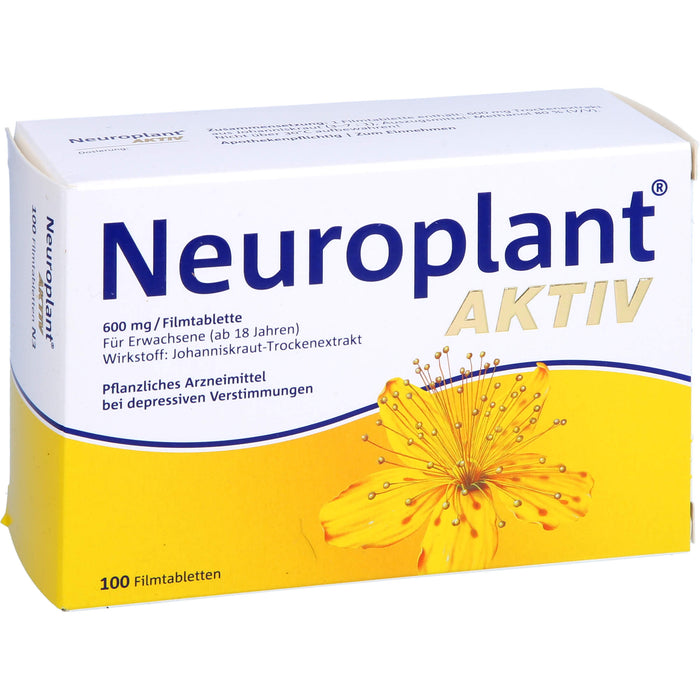 Neuroplant aktiv Filmtabletten bei depressiven Verstimmungen, 100 pcs. Tablets