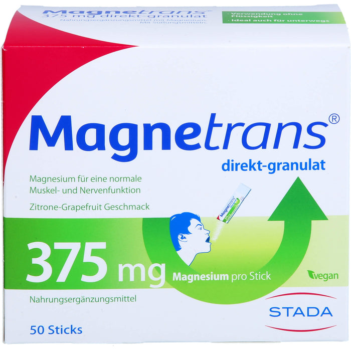 Magnetrans Direktgranulat 375 mg Sticks, 50 pcs. Sachets