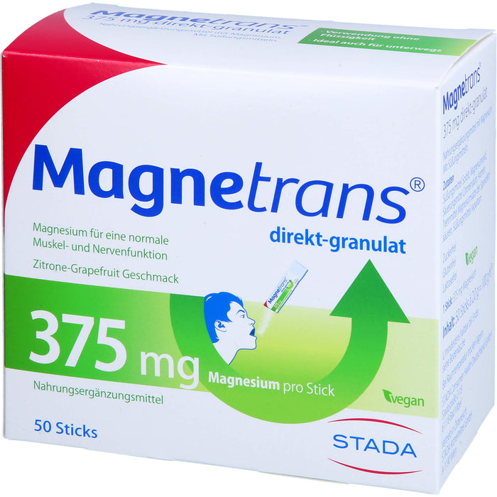 Magnetrans Direktgranulat 375 mg Sticks, 50 pc Sachets