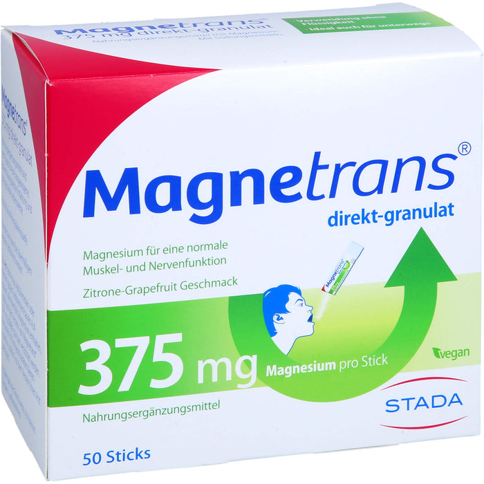 Magnetrans Direktgranulat 375 mg Sticks, 50 pcs. Sachets