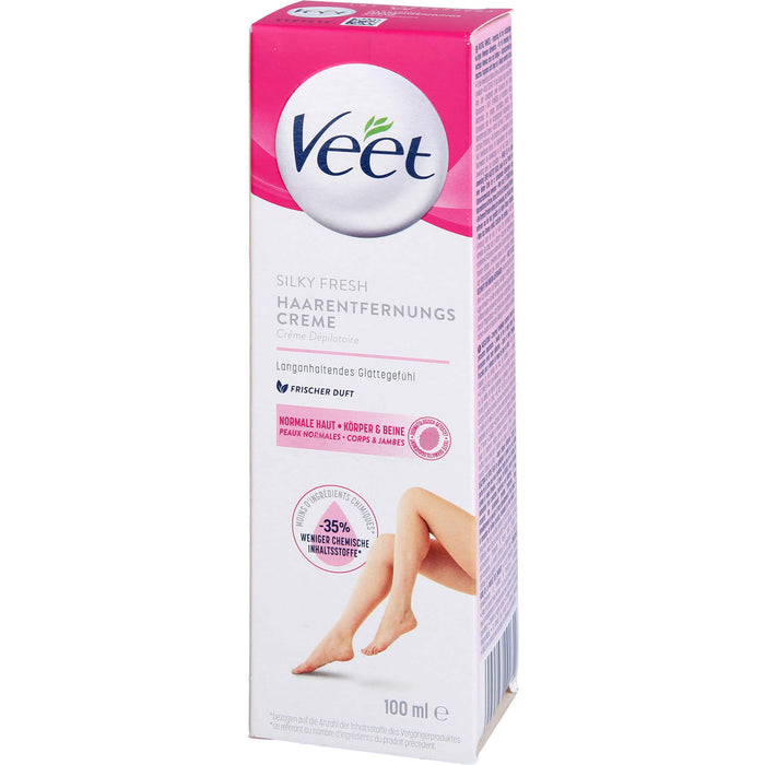 Veet Haarentfernungs-Creme Normale Haut, 100 ml Creme