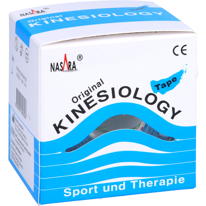 Kinesiologie Tape 5cmx5m blau, 1 St. Pflaster