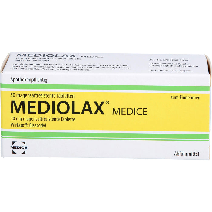 Mediolax Medice Tabletten, 50 pc Tablettes