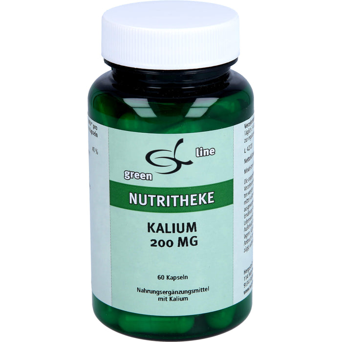 green line Nutritheke Kalium 200 mg Kapseln, 60 pc Capsules