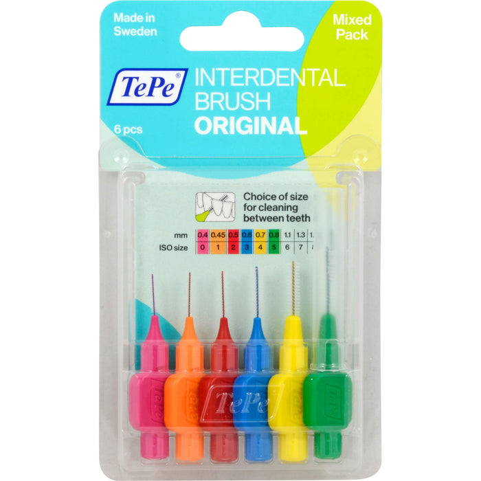 TePe Interdentalbürsten gemischt 0,4 - 1,6 mm, 5 pc Brosses interdentaires