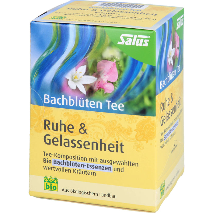 Salus Bachblüten Tee Ruhe & Gelassenheit, 15 pc Sac filtrant