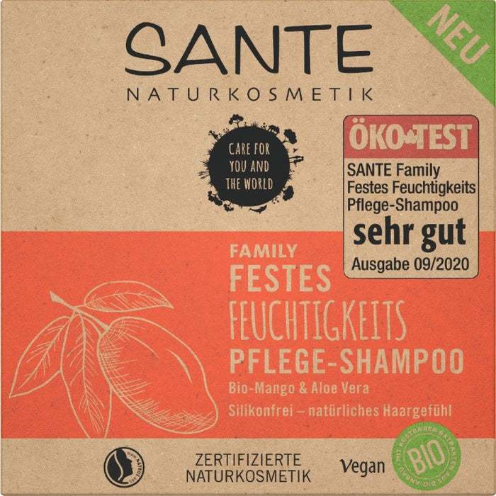 Sante Naturkosmetik festes Shampoo, 60 g Shampoo