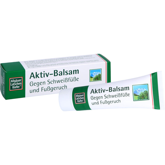 Allgäuer Latschenkiefer Aktiv-Balsam gegen Schweißfüße und Fußgeruch, 50 ml Creme