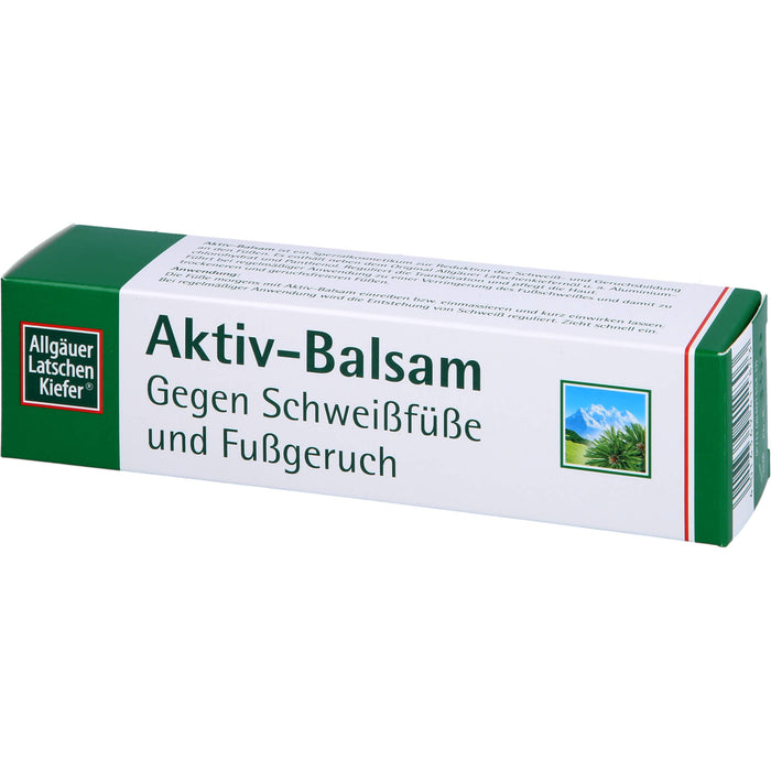 Allgäuer Latschenkiefer Aktiv-Balsam gegen Schweißfüße und Fußgeruch, 50 ml Crème