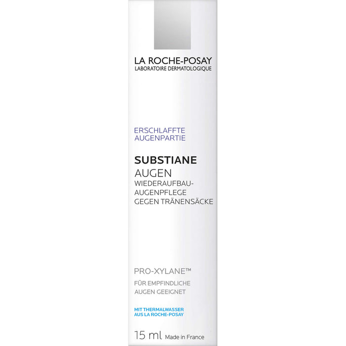 La Roche-Posay Substiane Augen Wiederaufbau-Augenpflege gegen Tränensäcke, 15 ml Creme