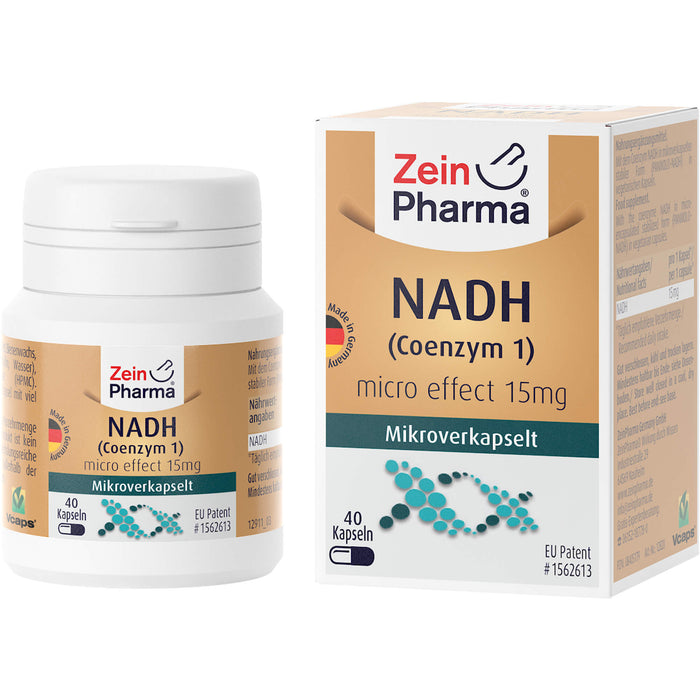 ZeinPharma NADH Coenzym 1 Kapseln 15 mg, 30 pc Capsules