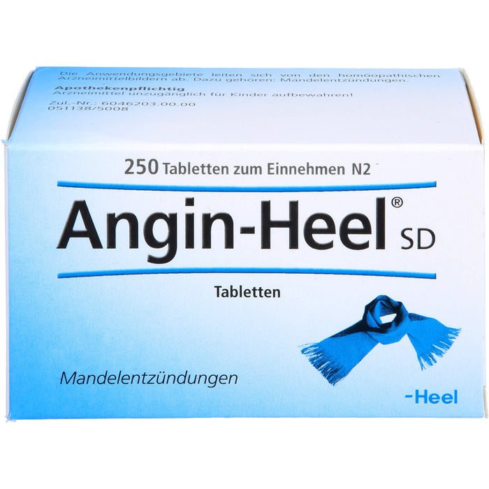 Angin-Heel SD Tabletten bei Mandelentzündungen, 250 pc Tablettes