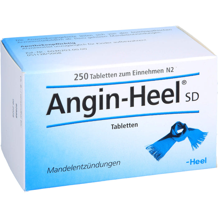 Angin-Heel SD Tabletten bei Mandelentzündungen, 250 pc Tablettes