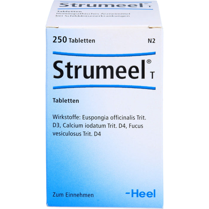 Strumeel T Tabletten bei Schilddrüsenerkrankungen, 250 pc Tablettes