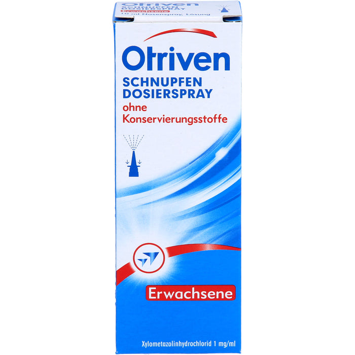 Otriven 0,1 % ohne Konservierungsstoffe Dosierspray, 10 ml Lösung