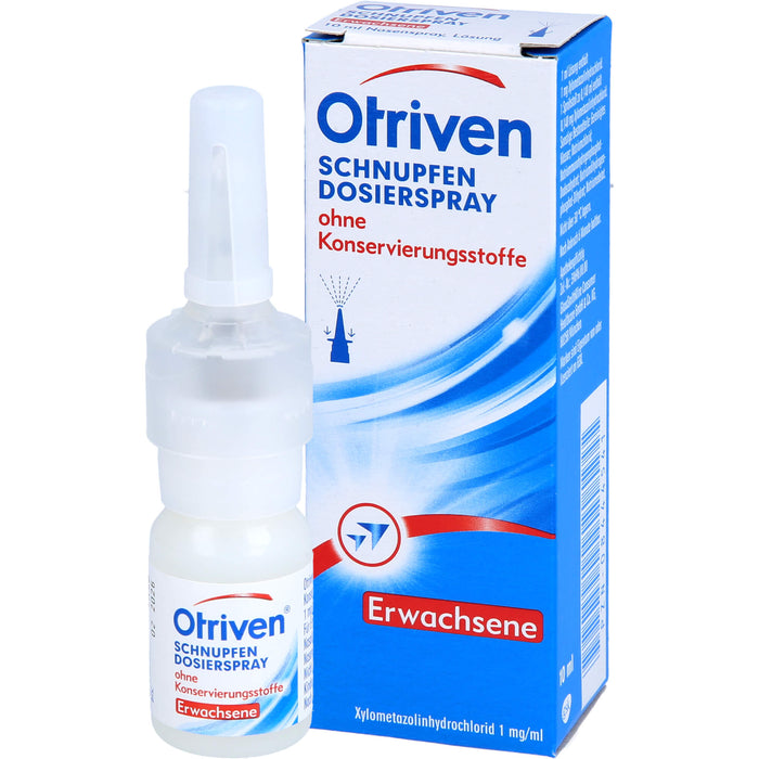 Otriven 0,1 % ohne Konservierungsstoffe Dosierspray, 10 ml Lösung