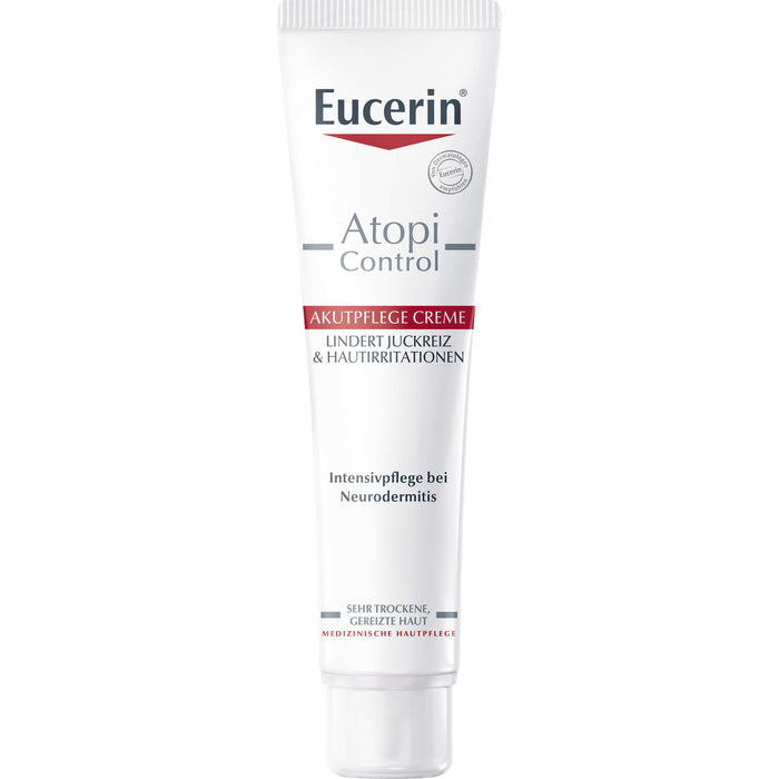 Eucerin AtopiControl Akutpflege Creme lindert Juckreiz, 40 ml Cream