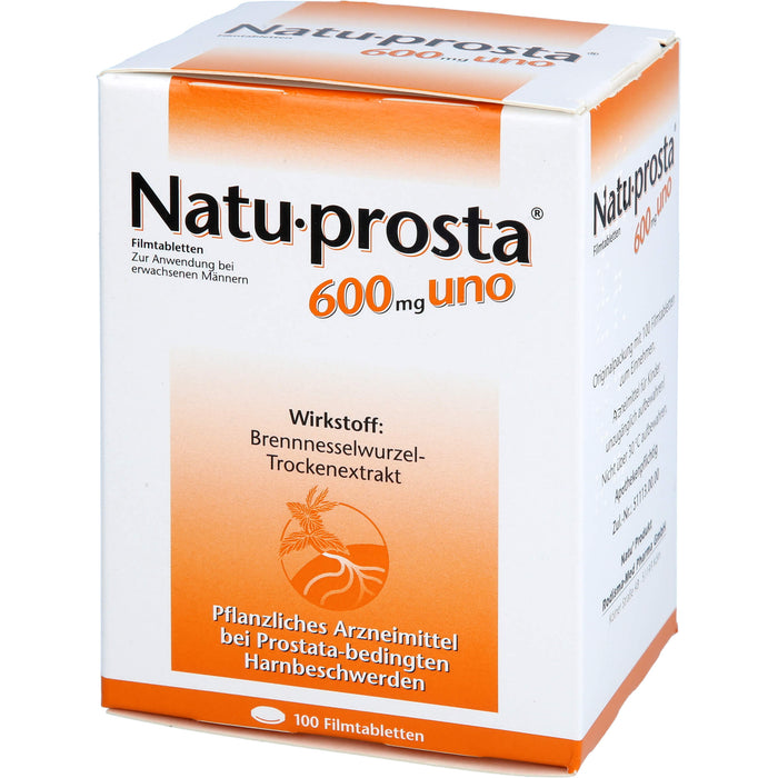 Natu-prosta 600 mg uno, Filmtabletten, 100 St. Tabletten