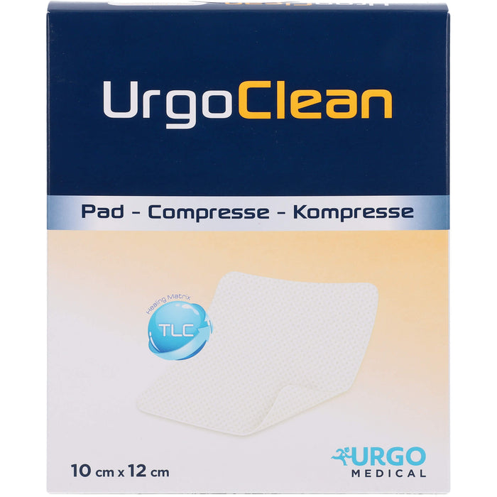 UrgoClean Kompresse mit sanft haftender TLC-Matrix, 10 St KOM