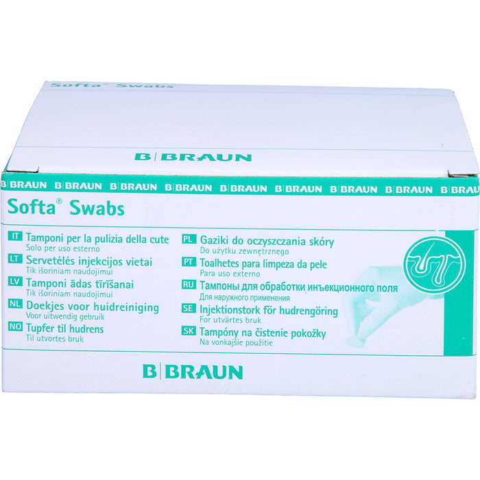 B. BRAUN Softa Swabs Tupfer zur Hautreinigung, 100 pcs. Swab