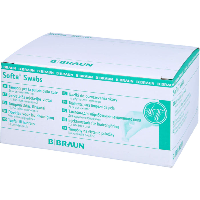 B. BRAUN Softa Swabs Tupfer zur Hautreinigung, 100 pcs. Swab