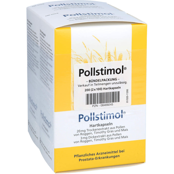 Pollstimol Hartkapseln bei Prostata-Erkrankungen, 200 pc Capsules