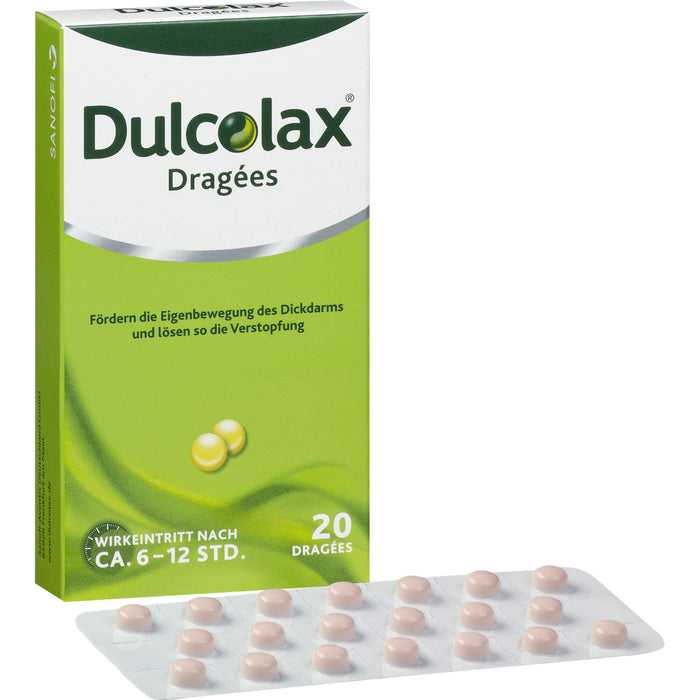 Dulcolax Dragées Sanofi-Aventis, 20 pcs. Tablets