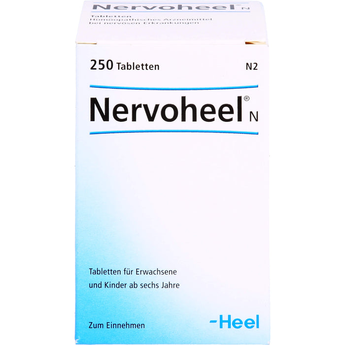 Nervoheel N Tabletten bei nervösen Erkrankungen, 250 pcs. Tablets