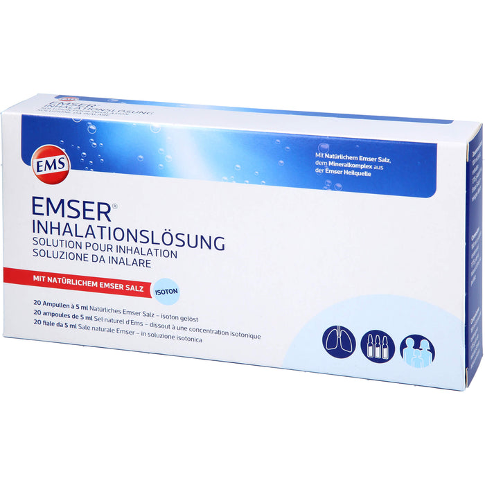 EMSER Inhalationslösung, 20 pcs. Ampoules