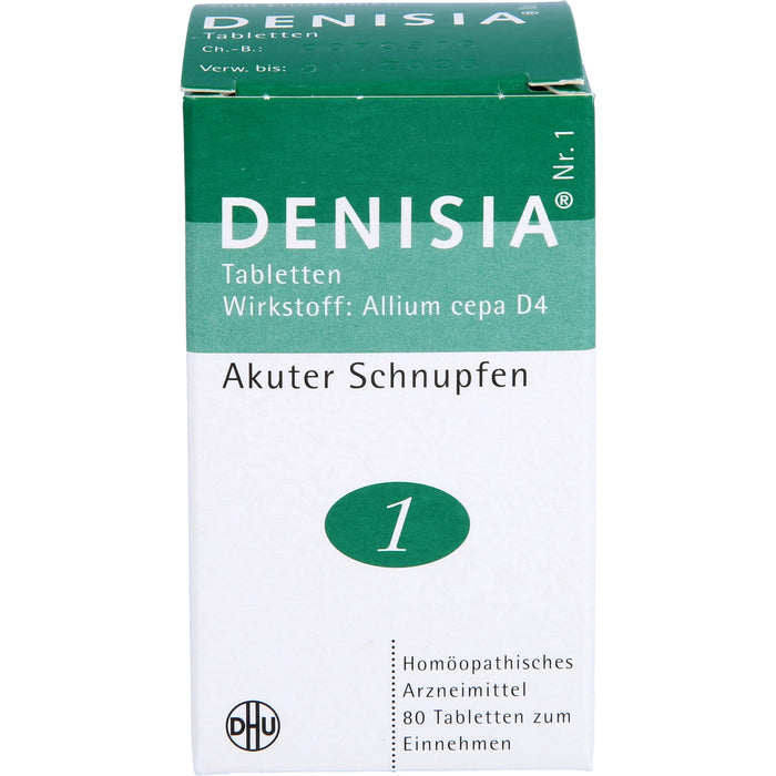 Denisia 1 Schnupfen Tabletten, 80 St. Tabletten