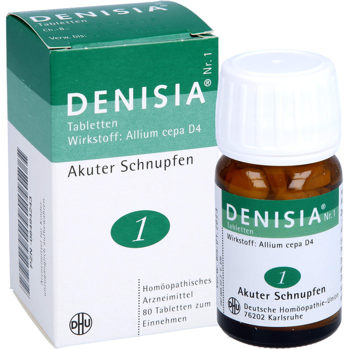 Denisia 1 Schnupfen Tabletten, 80 St. Tabletten