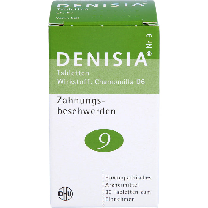 Denisia 9 Zahnungsbeschwerden Tabletten, 80 St. Tabletten