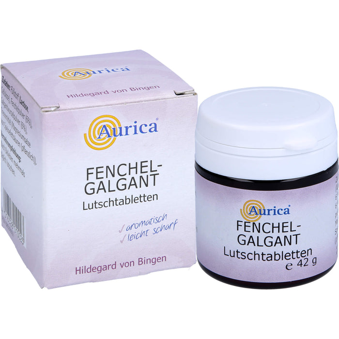 Aurica Fenchel-Galgant Lutschtabletten, 170 pcs. Tablets