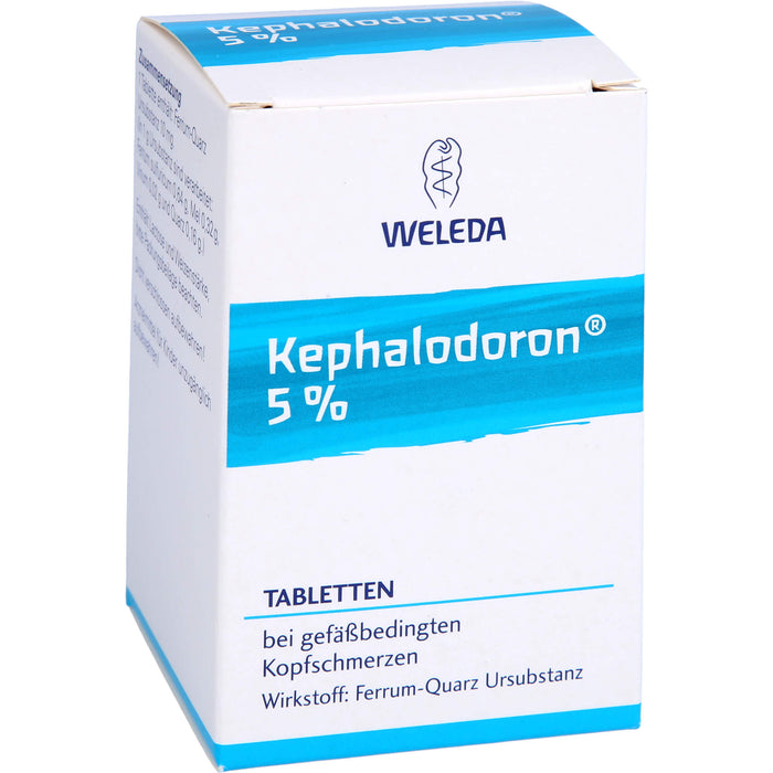 WELEDA Kephalodoron 5% Tabletten bei gefäßbedingten Kopfschmerzen, 250 pcs. Tablets