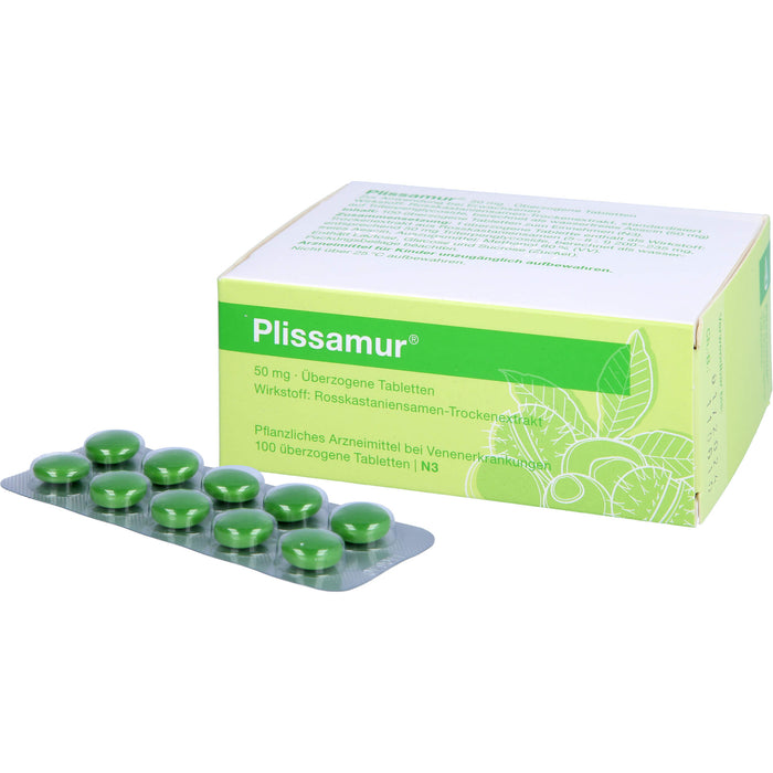 Plissamur 50 mg, Überzogene Tabletten, 100 St DRA