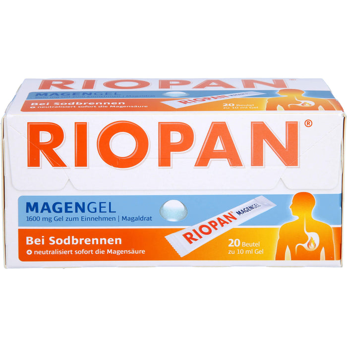 RIOPAN bei Sodbrennen Magengel, 20 pc Sachets