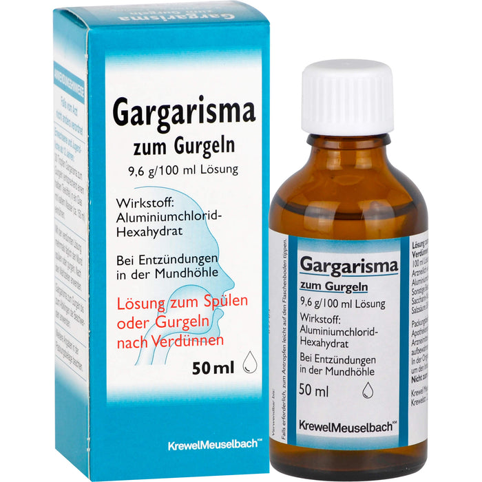 Gargarisma zum Gurgeln, 9,6 g/100 ml Lösung, 50 ml Lösung