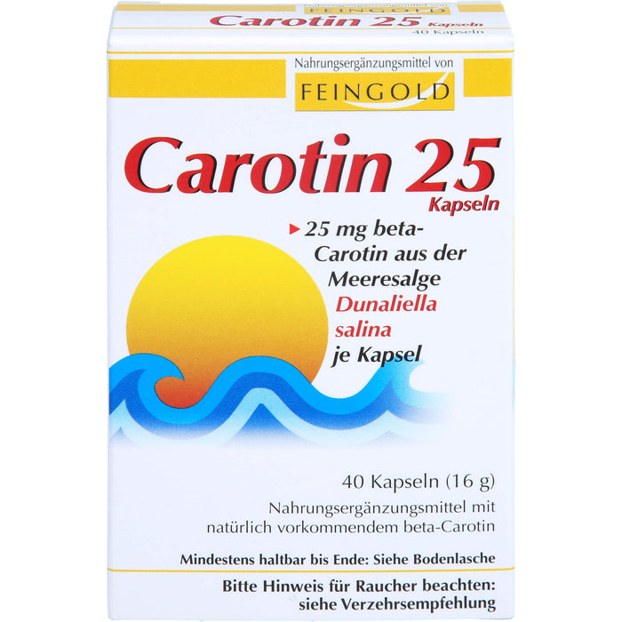 CAROTIN 25 Feingold, 40 St KAP