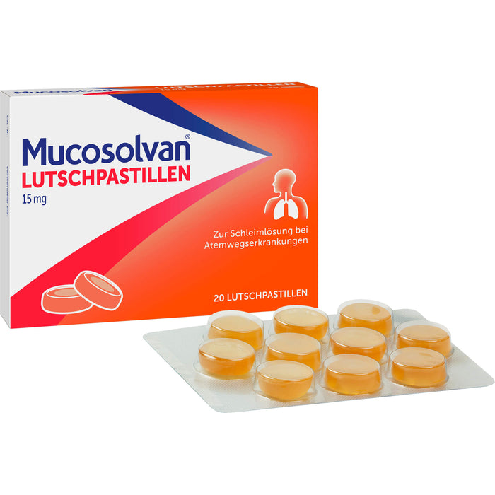 Mucosolvan 15 mg Lutschpastillen, 20 pc Tablettes