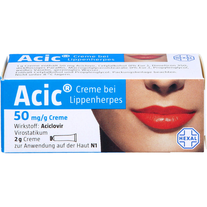 Acic Creme bei Lippenherpes, 2 g Cream