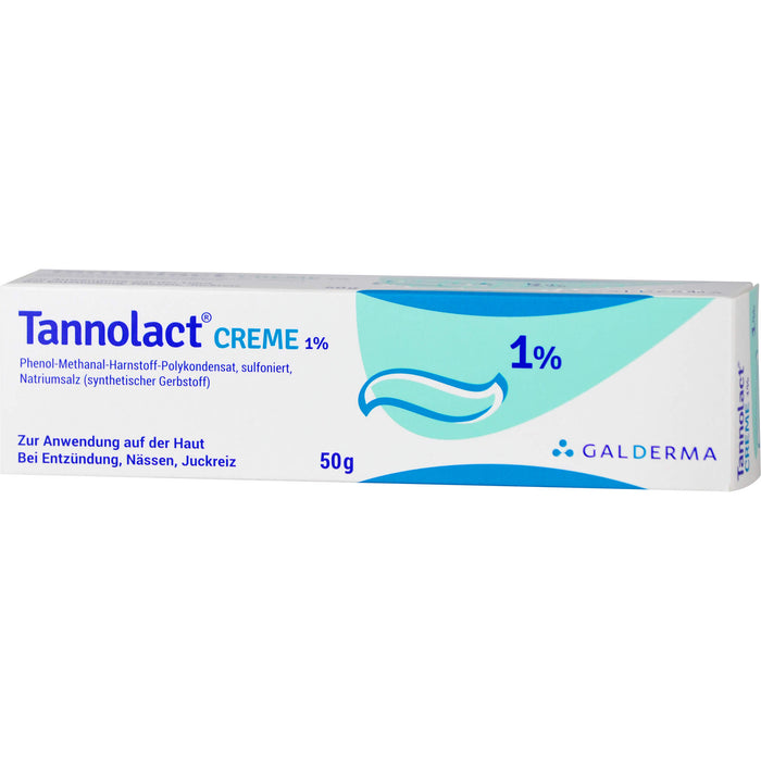 Tannolact Creme 1% bei Entzündung, Nässen, Juckreiz, 50 g Creme