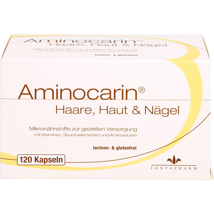 Aminocarin Haare, Haut & Nägel Kapseln, 120 pcs. Capsules