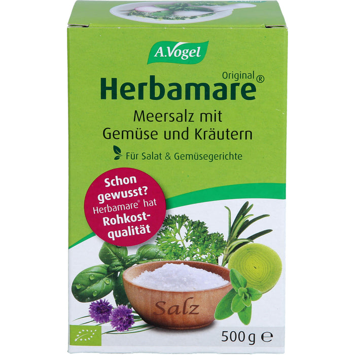 Herbamare Frischkräuter-Meersalz Nachfüllpackung, 500 g Salt