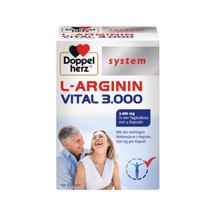 Doppelherz system L-ARGININ VITAL 3.000, 120 pc Capsules