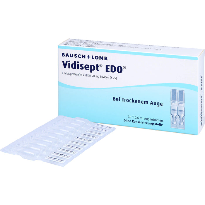 BAUSCH & LOMB Vidisept EDO Augentropfen bei trockenem Auge, 30 St. Einzeldosispipetten