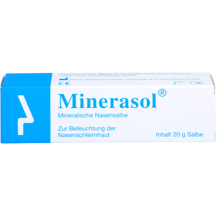 Minerasol mineralische Nasensalbe zur Befeuchtung der Nasenschleimhaut, 20 g Salbe